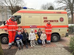 Johanniter holen Pakete in Kita ab