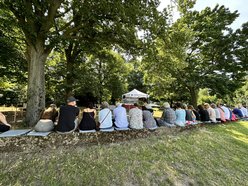 Überblick der Teilnehmenden an dem Gottesdienstes